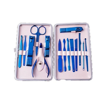 15Pcs/Set Nail Clipper Kit Professional Stainless Steel Pedicure Scissors Tweezer Knife Ear Pick Manicure Set
15Pcs/Set Nail Clipper Kit Professional Stainless Steel Pedicure Scissors Tweezer Knife Ear Pick Manicure Set