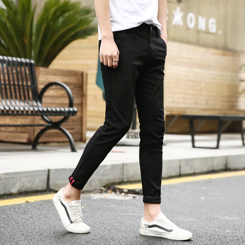 2018 Spring New Style Men Elasticity Slim Fit Skinny Pants Casual Versatile Simple Casual Pants Trend Pants Men's
2018 Spring New Style Men Elasticity Slim Fit Skinny Pants Casual Versatile Simple Casual Pants Trend Pants Men's