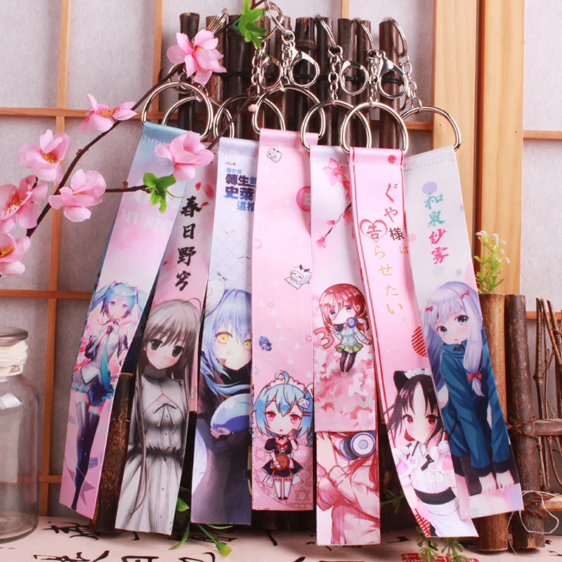 Anime keychian Quintessential Quintuplets Arknights Identity V Fate Sword Art Online Slime funny cartoon bell ribbon pendant
Anime keychian Quintessential Quintuplets Arknights Identity V Fate Sword Art Online Slime funny cartoon bell ribbon pendant