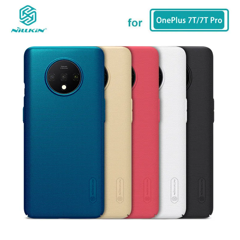 Nillkin Case for OnePlus 7T Pro One Plus 7T Casing Gift Phone Holder Frosted Shield PC Hard Back Cover OnePlus 7T Case
Nillkin Case for OnePlus 7T Pro One Plus 7T Casing Gift Phone Holder Frosted Shield PC Hard Back Cover OnePlus 7T Case