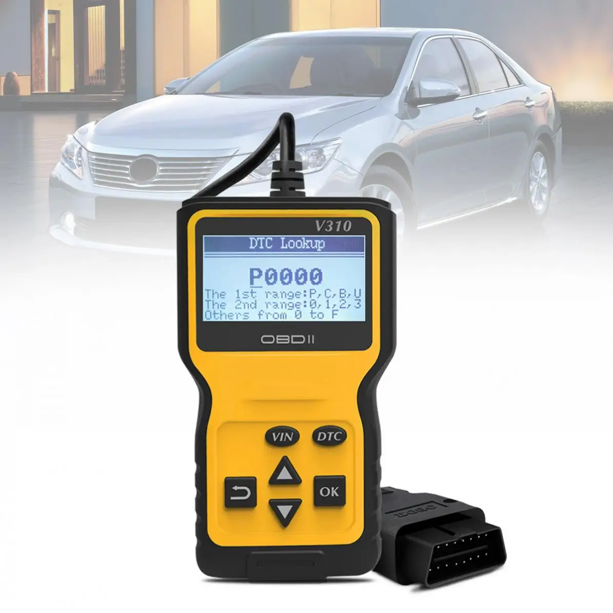V310 OBDII 9V - 16V 16 Pin Multi-languages Hand-held Universally Automobile Diagnostic Scanner Support Clear the Fault Code New
V310 OBDII 9V - 16V 16 Pin Multi-languages Hand-held Universally Automobile Diagnostic Scanner Support Clear the Fault Code New