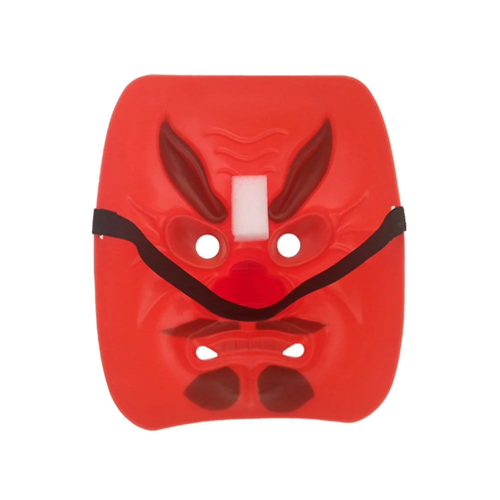 Halloween Plastik Merah Tengu Panjang Hidung Topeng Horor Prajurit Halloween Plastik Merah Tengu Panjang Hidung Topeng Horor Prajurit