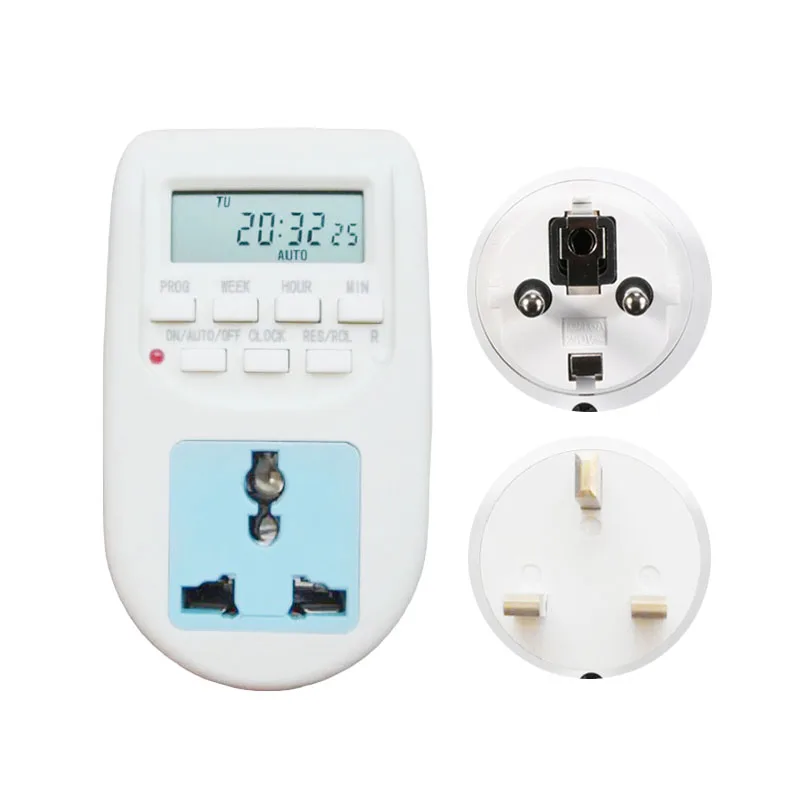 LCD Digital Display Time Switch Energy Saving Smart Power Socket Programmable Setting Time Socket EU UK Plug
LCD Digital Display Time Switch Energy Saving Smart Power Socket Programmable Setting Time Socket EU UK Plug