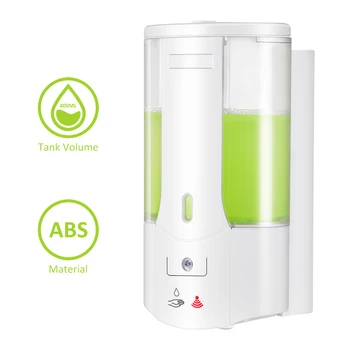 400ml Automatic Liquid Soap Dispenser Wall-Mounted Sensor Soap Dispenser Hand Sanitizer Shampoo Container for Kitchen Bathroom
400ml Automatic Liquid Soap Dispenser Wall-Mounted Sensor Soap Dispenser Hand Sanitizer Shampoo Container for Kitchen Bathroom
