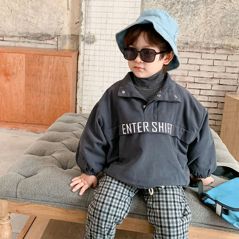 Children's Wear Autumn/Winter 2020 Boys' Jacket Monogrammed Hoodie Pull-over Jacket Kids Jacket Boys Clothing 3to 8 Years
Children's Wear Autumn/Winter 2020 Boys' Jacket Monogrammed Hoodie Pull-over Jacket Kids Jacket Boys Clothing 3to 8 Years