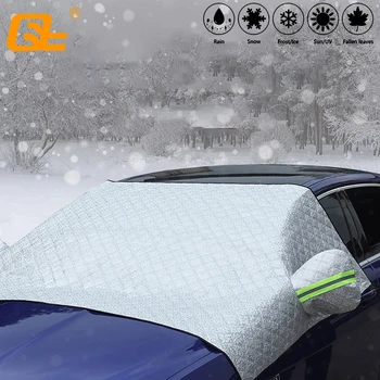 Universal car windshield cover peotector Aluminium Film Sun Shade Protector Winter Add cotton Snow Ice Rain Dust Frost Guard 
Universal car windshield cover peotector Aluminium Film Sun Shade Protector Winter Add cotton Snow Ice Rain Dust Frost Guard