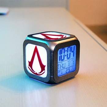 Multifunction 3D Assassin's Cree LED Digital Wall Clock Date Time Nightlight Display Table Desktop Clocks Alarm Clock For Home
Multifunction 3D Assassin's Cree LED Digital Wall Clock Date Time Nightlight Display Table Desktop Clocks Alarm Clock For Home