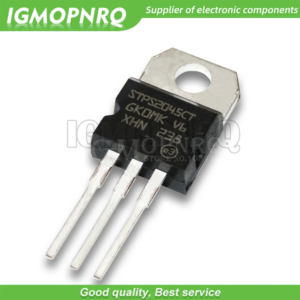 10PCS STPS2045CT TO-220 45V 20A HJXRHGAL | Электронные компоненты и принадлежности