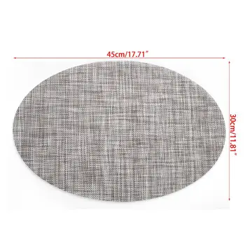 PVC Bamboo Plastic Placemats for Dining Table Runner Linens Place Mat in Kitchen Q1QC
PVC Bamboo Plastic Placemats for Dining Table Runner Linens Place Mat in Kitchen Q1QC