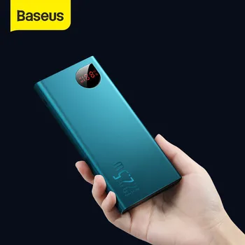 Baseus Power Bank 10000mAh PD3.0 Quick Charge External Battery Digital Display For iPhone 11 Metal Portable 10000mAh Power Bank
Baseus Power Bank 10000mAh PD3.0 Quick Charge External Battery Digital Display For iPhone 11 Metal Portable 10000mAh Power Bank