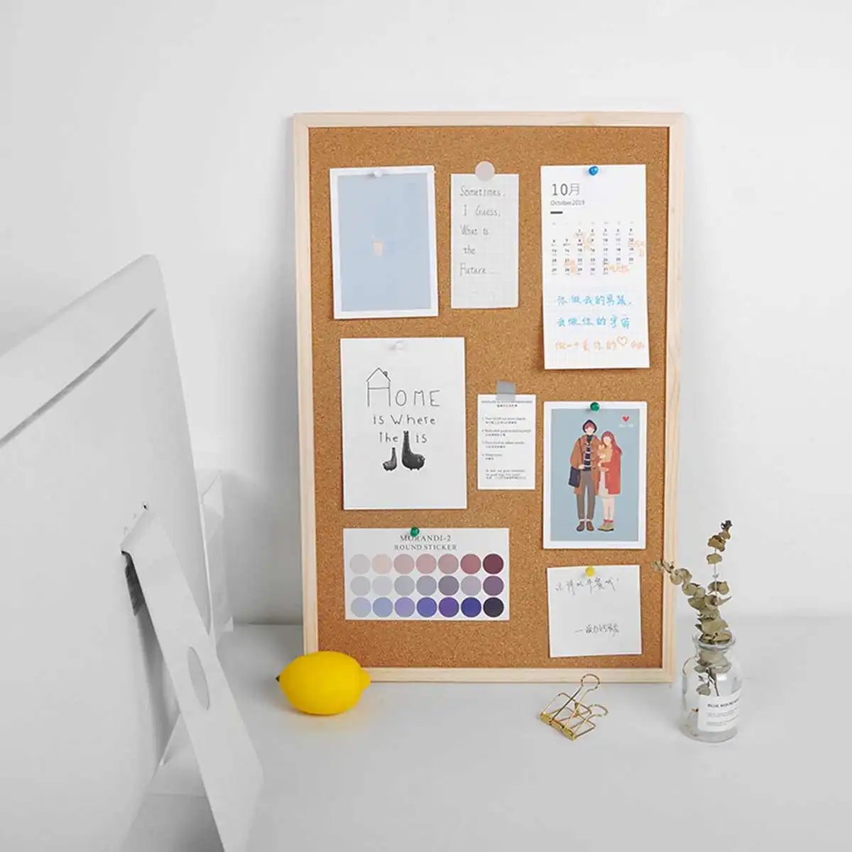 Cork Board 30*40cm Cork Stick One Piece Bulletin Memo Pin Board Photos Message Boards with 5 pins
Cork Board 30*40cm Cork Stick One Piece Bulletin Memo Pin Board Photos Message Boards with 5 pins