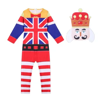 Christmas Children's Performance Costume Cosplay Flag Nutcracker Conjoined Party Style Suit Halloween One Piece
Christmas Children's Performance Costume Cosplay Flag Nutcracker Conjoined Party Style Suit Halloween One Piece