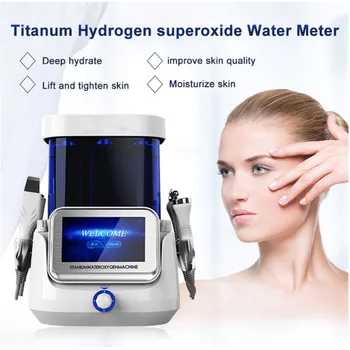 Hot sale 6 in 1 H2O2 titanium water oxygen hydrogen facial machine skin care face clean aqua peel bubble beauty equipment
Hot sale 6 in 1 H2O2 titanium water oxygen hydrogen facial machine skin care face clean aqua peel bubble beauty equipment