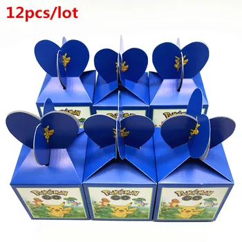 Pokemon Go 12Pcs Party Candy Gift Box Cartoon 8.5*8.5*18cm Kid Boy Birthday Party Pikachu Disposable Party Candy Box Supplies
Pokemon Go 12Pcs Party Candy Gift Box Cartoon 8.5*8.5*18cm Kid Boy Birthday Party Pikachu Disposable Party Candy Box Supplies
