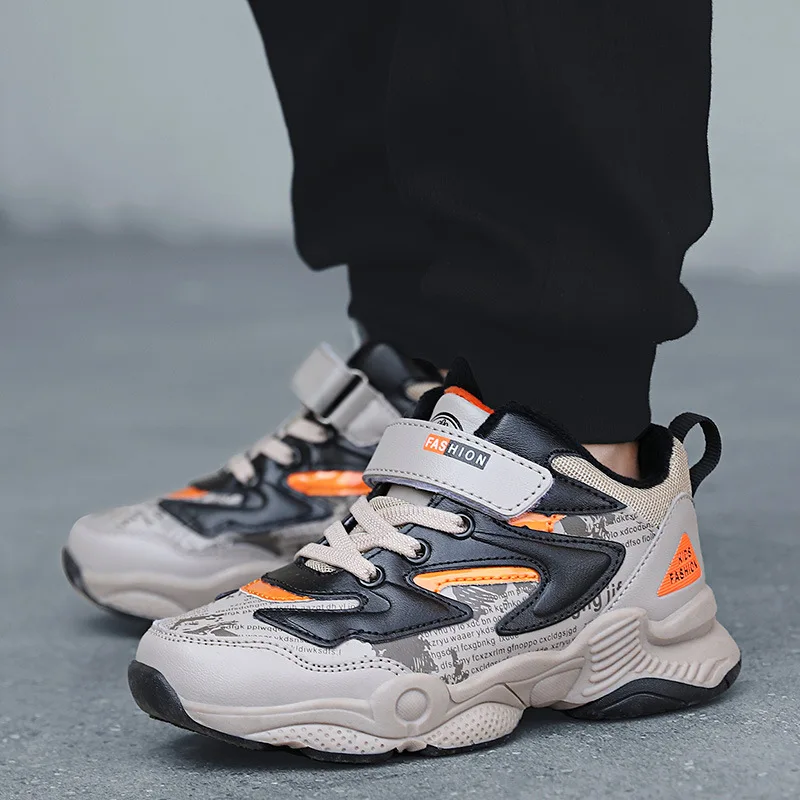 Plus Velvet BOY'S Cotton-padded Shoes Children Sports Shoes 2019 Winter New Style Leather Velcro Big Boy STUDENT'S Shoes
Plus Velvet BOY'S Cotton-padded Shoes Children Sports Shoes 2019 Winter New Style Leather Velcro Big Boy STUDENT'S Shoes