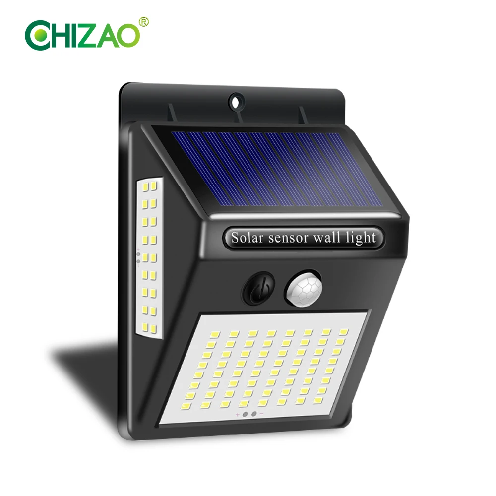 CHIZAO 100LED Solar Lamp High Brightness Solar Energy Charging Outdoor Wireless Automatic Wall Lamp Motion Sensor Light
CHIZAO 100LED Solar Lamp High Brightness Solar Energy Charging Outdoor Wireless Automatic Wall Lamp Motion Sensor Light