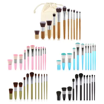 Hot 11pcs Plastic Handle Makeup Brushes Set High Quality Foundation Blending Cosmetic Make Up Tool Set Pincel Maquiagem
Hot 11pcs Plastic Handle Makeup Brushes Set High Quality Foundation Blending Cosmetic Make Up Tool Set Pincel Maquiagem