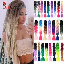 Ombre Braiding Hair Extension Synthetic Hair Braids Two Three Tone Jumbo Braiding Hair 24 Inches 100G/Pcs Heat Resistant Fiber
Ombre Braiding Hair Extension Synthetic Hair Braids Two Three Tone Jumbo Braiding Hair 24 Inches 100G/Pcs Heat Resistant Fiber