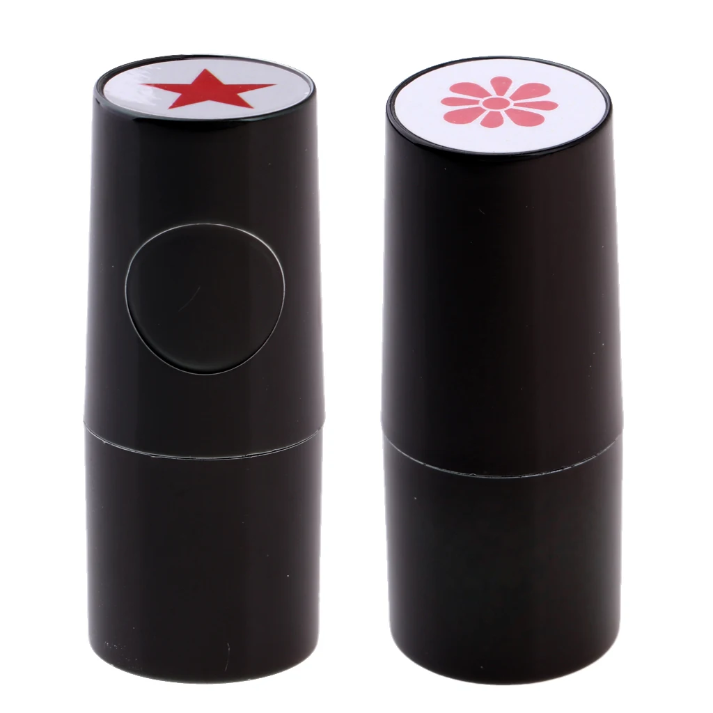 2pcs Plastic + Silicone Golf Ball Stamper Golf Marker Seal Impression Golf Ball Symbol Golfer Stamp Training Aids Flower Star 2pcs Plastic + Silicone Golf Ball Stamper Golf Marker Seal Impression Golf Ball Symbol Golfer Stamp Training Aids Flower Star
