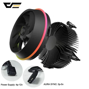 darkFlash CPU Cooler AURA SYNC TDP 280W Double Ring LED Fan 4pin PWM Radiator CPU Cooling Cooler for Intel Core i7/i5/i3 Shadow
darkFlash CPU Cooler AURA SYNC TDP 280W Double Ring LED Fan 4pin PWM Radiator CPU Cooling Cooler for Intel Core i7/i5/i3 Shadow