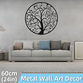 60cm/24inch Birds Tree Metal Wall Hanging Black Iron Sculpture Ornament for Home Living Room Wall Hanging Decoration Art Crafts
60cm/24inch Birds Tree Metal Wall Hanging Black Iron Sculpture Ornament for Home Living Room Wall Hanging Decoration Art Crafts
