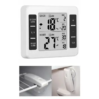 Home Wireless Indoor and Outdoor Thermometers Electronic Wireless Refrigerator Cold Storage Thermometer
Home Wireless Indoor and Outdoor Thermometers Electronic Wireless Refrigerator Cold Storage Thermometer