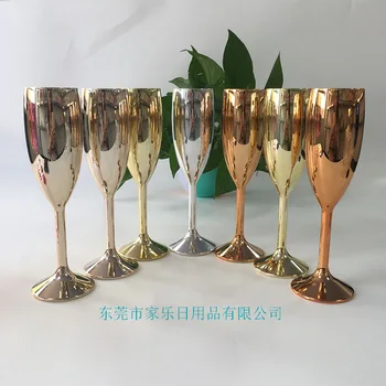 Gold Electroplated High Base Plastic Champagne Cup Pc Acrylic Plastic Cup Gold Electroplated Red Wine Cup Environmentally 
Gold Electroplated High Base Plastic Champagne Cup Pc Acrylic Plastic Cup Gold Electroplated Red Wine Cup Environmentally