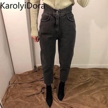 Stylish High Waist Denim Jeans for Women Buttons Harem Denim Pants Female 2020 Spring Summer Jeans Trousers Female
Stylish High Waist Denim Jeans for Women Buttons Harem Denim Pants Female 2020 Spring Summer Jeans Trousers Female