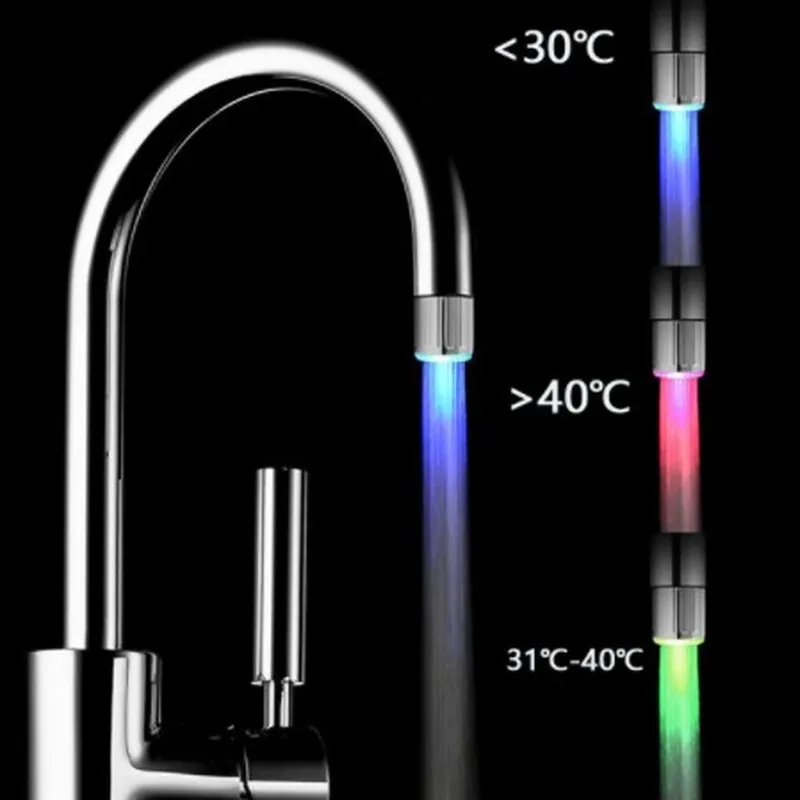 Sensor LED Light Water Faucet Luminous Intelligent Light-up Water Nozzle Head Light Water Faucet Tap for Kitchen and Bathroom
Sensor LED Light Water Faucet Luminous Intelligent Light-up Water Nozzle Head Light Water Faucet Tap for Kitchen and Bathroom