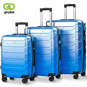 GOPLUS 3 Piece Suitcase Set ABS Travel Luggage Spinner Wheels Suitcase 20 24 28 inch Trolley Designer Luggage Free Shipping
GOPLUS 3 Piece Suitcase Set ABS Travel Luggage Spinner Wheels Suitcase 20 24 28 inch Trolley Designer Luggage Free Shipping