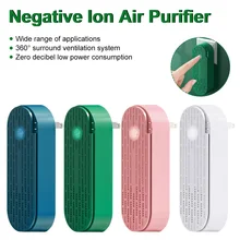 Portable Air Purifier Low Consumption Plug & Play Negative Ion Air Freshener Cleaner Smoke Odor Remover for Home Office Bedroom
Portable Air Purifier Low Consumption Plug & Play Negative Ion Air Freshener Cleaner Smoke Odor Remover for Home Office Bedroom