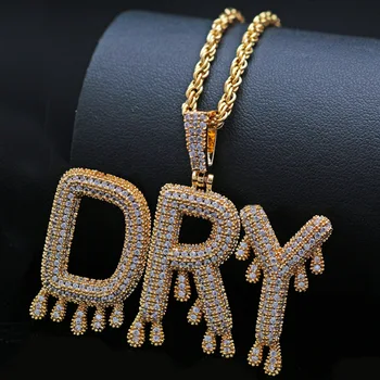 Custom Name Tassle Letters Chain Pendants Necklaces For Unisex Iced Out Letters Hip Hop Gold Silver Color Tennis Chain Jewelry 
Custom Name Tassle Letters Chain Pendants Necklaces For Unisex Iced Out Letters Hip Hop Gold Silver Color Tennis Chain Jewelry