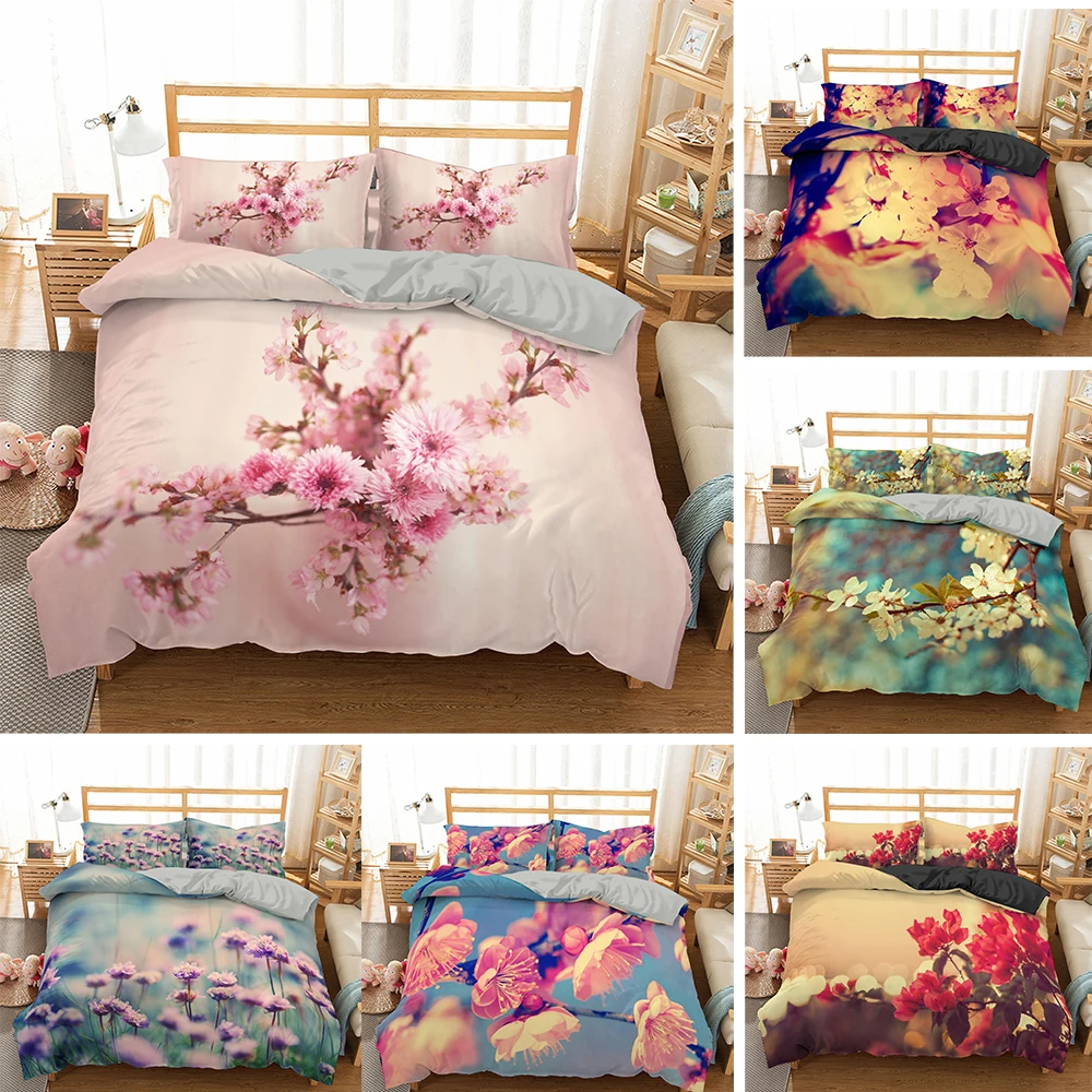 Modern 3D Colorful Bedding Set King Size Flower Printed Quilt Cover Bed Linen Set with Pillowcase Floral Double Bedding
Modern 3D Colorful Bedding Set King Size Flower Printed Quilt Cover Bed Linen Set with Pillowcase Floral Double Bedding