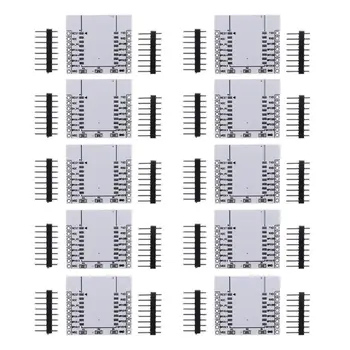 10 x ESP8266 WiFi Module Breakout Board / Adapter Plate for ESP-07 ESP-08 ESP-12 Drop Ship Support
10 x ESP8266 WiFi Module Breakout Board / Adapter Plate for ESP-07 ESP-08 ESP-12 Drop Ship Support