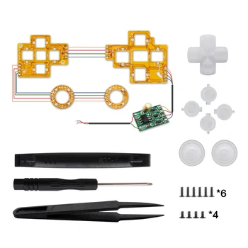 Multi-Color D-Pad Thumstick Face Button DTF LED Kit 6 Colors for PS4 Controller Electronic Machine Accessories
Multi-Color D-Pad Thumstick Face Button DTF LED Kit 6 Colors for PS4 Controller Electronic Machine Accessories