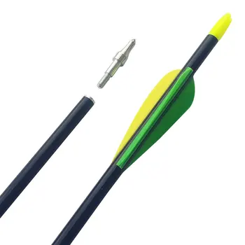 Aluminum Arrows 31 Inch with Fletched 3 InchnVane Screw-in Field Points Replaceable Tips for Recurve Compound Bow 6/12 Pack 
Aluminum Arrows 31 Inch with Fletched 3 InchnVane Screw-in Field Points Replaceable Tips for Recurve Compound Bow 6/12 Pack