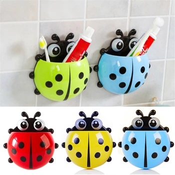HOT Ladybug Animal Insect Toothbrush Holder Bathroom Cartoon Toothbrush Toothpaste Wall Suction Holder Rack Container Organizer
HOT Ladybug Animal Insect Toothbrush Holder Bathroom Cartoon Toothbrush Toothpaste Wall Suction Holder Rack Container Organizer