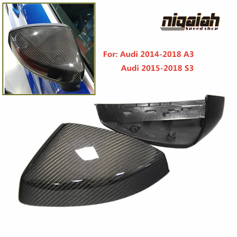 Carbon Fiber A3 Side Mirror Covers For Audi A3 S3 8V 2014-2018 Rear View Mirror Caps 1:1 Original Replacement Side Lane Assist
Carbon Fiber A3 Side Mirror Covers For Audi A3 S3 8V 2014-2018 Rear View Mirror Caps 1:1 Original Replacement Side Lane Assist