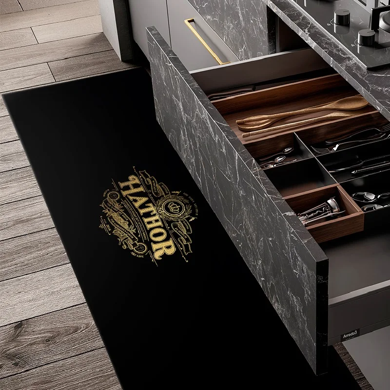Nordic Contracted And Fashionable Kitchen Special Mat Smeared Prevent Smearing Do Not Wash Foot Mat Full Spread Strip Carp
Nordic Contracted And Fashionable Kitchen Special Mat Smeared Prevent Smearing Do Not Wash Foot Mat Full Spread Strip Carp