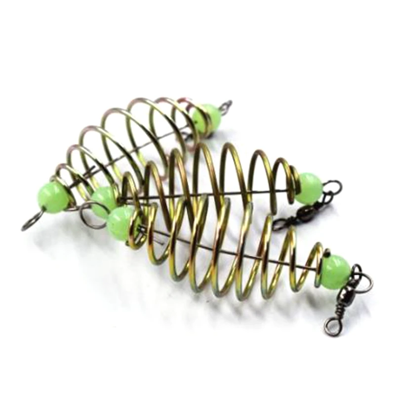 100Pcs Fishing Trap Mesh Luminous Bead Metal Spring Netting with Bait Feeder Fishing Traps Nets Fishnet Tackle Meshes
100Pcs Fishing Trap Mesh Luminous Bead Metal Spring Netting with Bait Feeder Fishing Traps Nets Fishnet Tackle Meshes