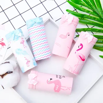Comfortable New Women's Simple Cute Cartoon Cotton Ladies Underwear Flamingo Printing Comfortable Breathable Mid Waist Panties 
Comfortable New Women's Simple Cute Cartoon Cotton Ladies Underwear Flamingo Printing Comfortable Breathable Mid Waist Panties