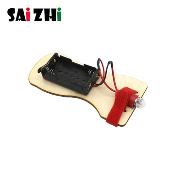 Saizhi DIY Flashlight Physics Wood Toys Kit Lovely Simplicity Security Cute shape Children Educational Science Assemble Craft
Saizhi DIY Flashlight Physics Wood Toys Kit Lovely Simplicity Security Cute shape Children Educational Science Assemble Craft