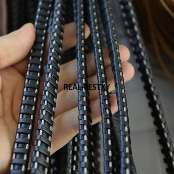 D051 5m/lot approx 9*5mm handmade Leather Cord with steel wire wide straps for bracelets making stainless steel wire cords diy
D051 5m/lot approx 9*5mm handmade Leather Cord with steel wire wide straps for bracelets making stainless steel wire cords diy