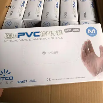 Transparent PVC Latex Gloves 100 PCS Disposable Gloves Dishwashing Medical Latex Rubber Gloves Universal For Home Cleaning
Transparent PVC Latex Gloves 100 PCS Disposable Gloves Dishwashing Medical Latex Rubber Gloves Universal For Home Cleaning