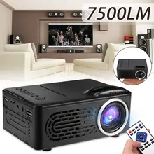 7500 Lumens 1080P HD LED Portable Projector 320x240 Resolution Multimedia Home Cinema Movie Beamer Video Theater 7500 Lumens 1080P HD LED Portable Projector 320x240 Resolution Multimedia Home Cinema Movie Beamer Video Theater