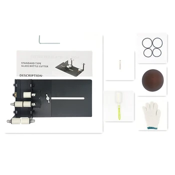 DIY Recycle Five Wheels Adjustable Non Slip Glass Bottle Cutter Tool Kit Hole Saw Wear Resistant Sandpaper Rubber Ring Brush
DIY Recycle Five Wheels Adjustable Non Slip Glass Bottle Cutter Tool Kit Hole Saw Wear Resistant Sandpaper Rubber Ring Brush