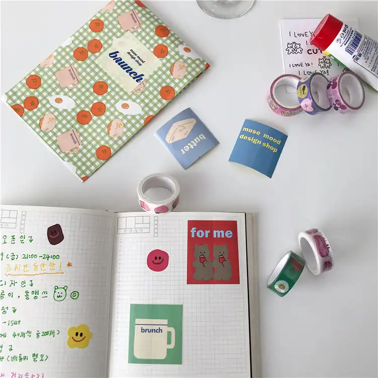 15pcs/pack cute cartoon sticker diy craft scrapbooking album