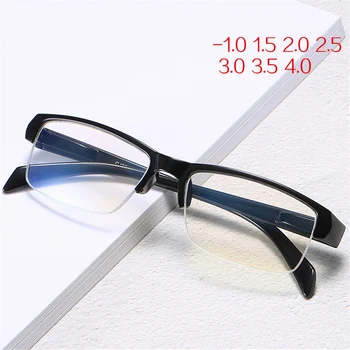 NYWOOH Finished Myopia Glasses Women Men Short Sighted Eyewear Half Frame Prescription Eyeglasses -1.0 1.5 2.0 2.5 3.0 3.5 4.0
NYWOOH Finished Myopia Glasses Women Men Short Sighted Eyewear Half Frame Prescription Eyeglasses -1.0 1.5 2.0 2.5 3.0 3.5 4.0