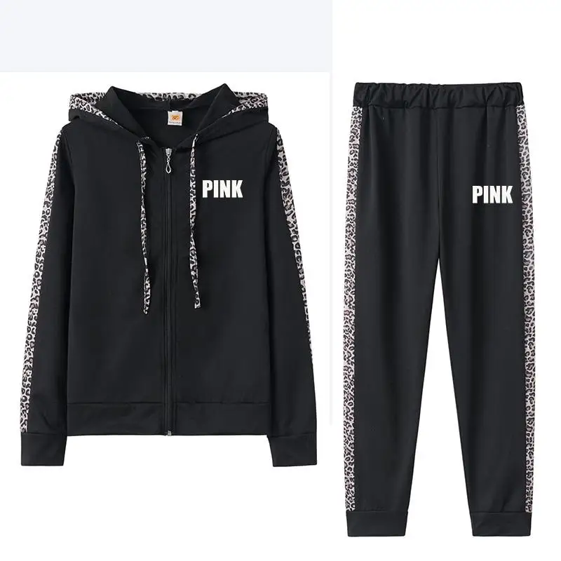Winter 2 Piece Set Womon Casual Leopard Tracksuit Hoodie+Pants Autumn Women Sportwear Female Zipper Jogging Suit
Winter 2 Piece Set Womon Casual Leopard Tracksuit Hoodie+Pants Autumn Women Sportwear Female Zipper Jogging Suit