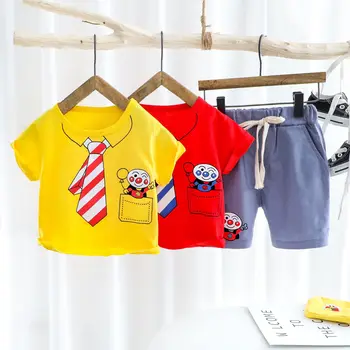 2020 Summer Boys Sets Short-Sleeved T-shirt and Shorts
2020 Summer Boys Sets Short-Sleeved T-shirt and Shorts